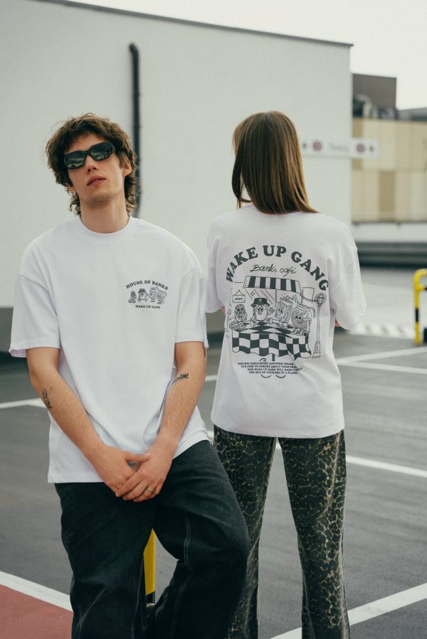 WAKE UP GANG TEE (loose fit) - obrazek 2